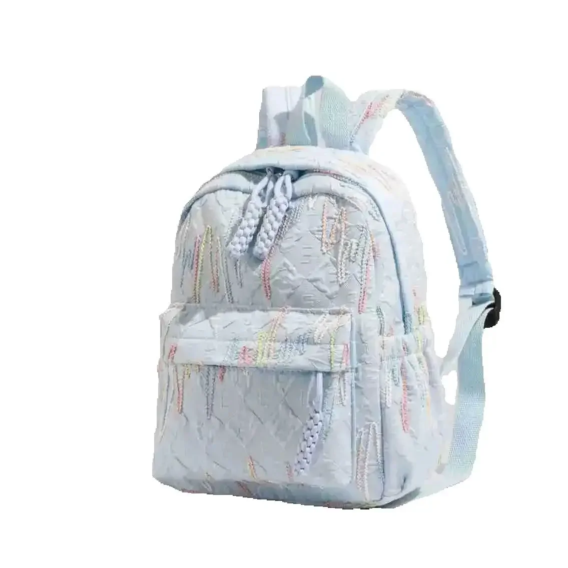 

2025 New Minimalist Harajuku Style Backpack Versatile Casual Small Backpack Contrasting Color College Backpack for Women