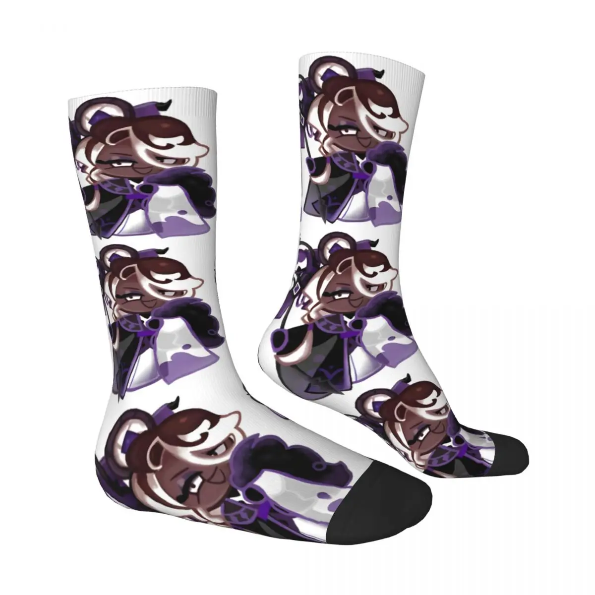 Affogato Cookie Cookie Run Kingdom Stockings Graphic Trendy Socks Spring Anti-Slip Socks Women Men Skateboard Breathable Socks