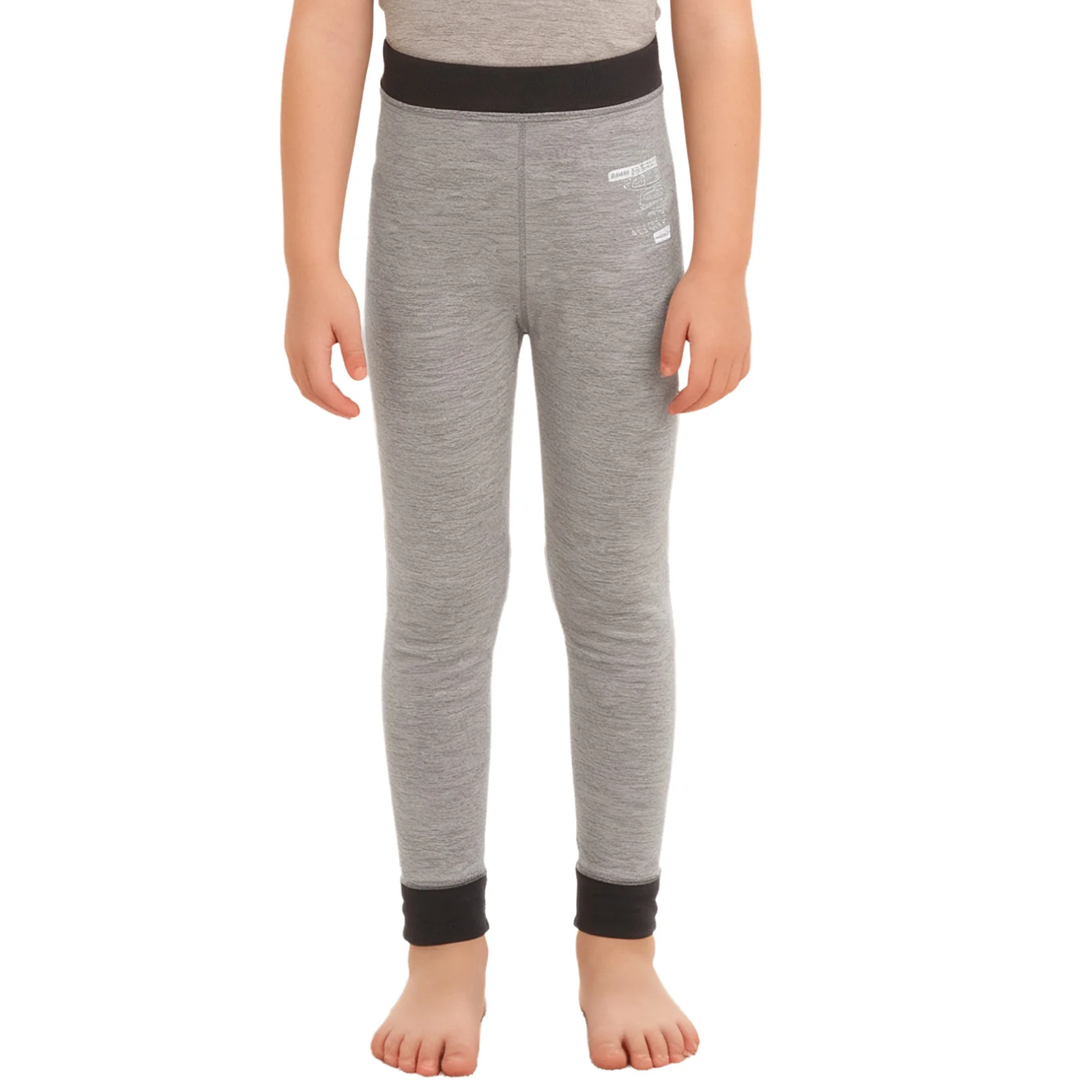 

Kids Girls Leggings Pants Warm Thermal Pants Ballet Dance Pants Elastic Waistband Contrast Color Underwear Homewear Sleepwear