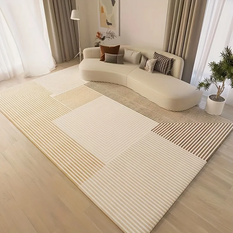 

1 Fully Carpet Modern Minimalist Geometric Line Style Large Area Rug Decoration Indoor Living Room Bedroom Entrance Door Mat