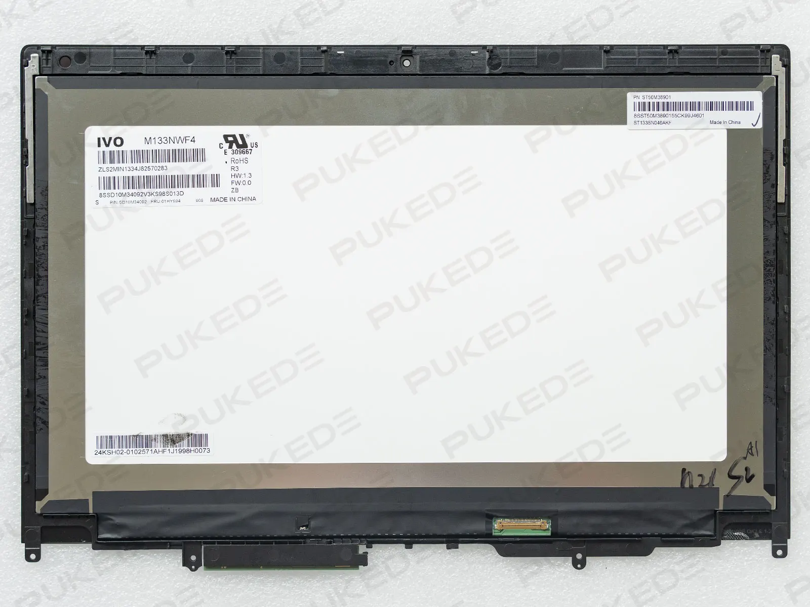 For Lenovo ThinkPad Yoga 370 20JH 20JJ 13.3'' Lcd Display Touch Screen Digitizer Assembly With Frame