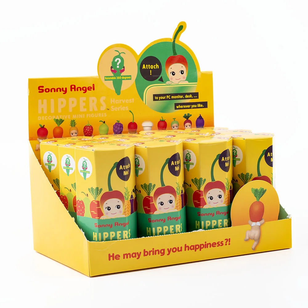 Caja ciega Sonny Angel Hippers, caja misteriosa, serie de frutas, Mini figura de Anime, adornos, muñecos, ventilador, regalo de cumpleaños y Navidad para niños