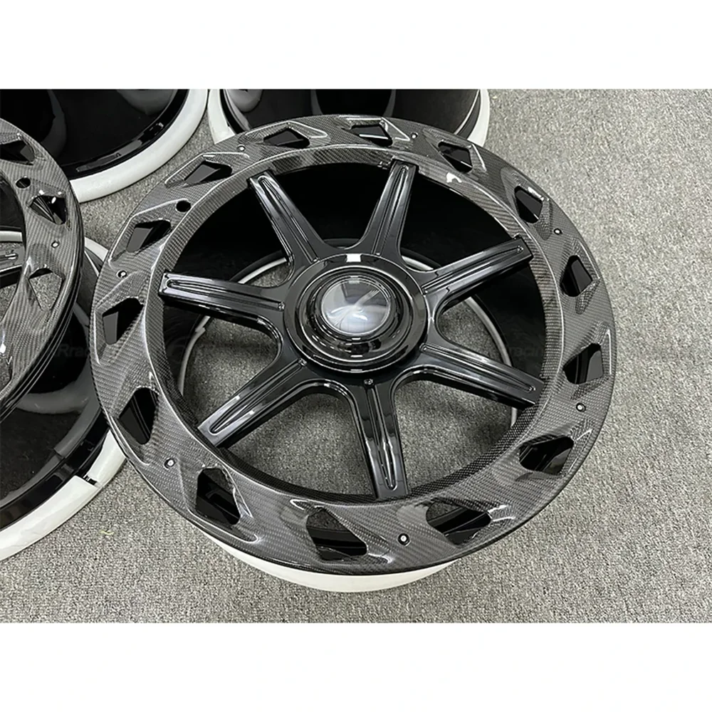 Ruedas Forjadas Estilo MSY con Carbono Seco para Lambo URUS After Test