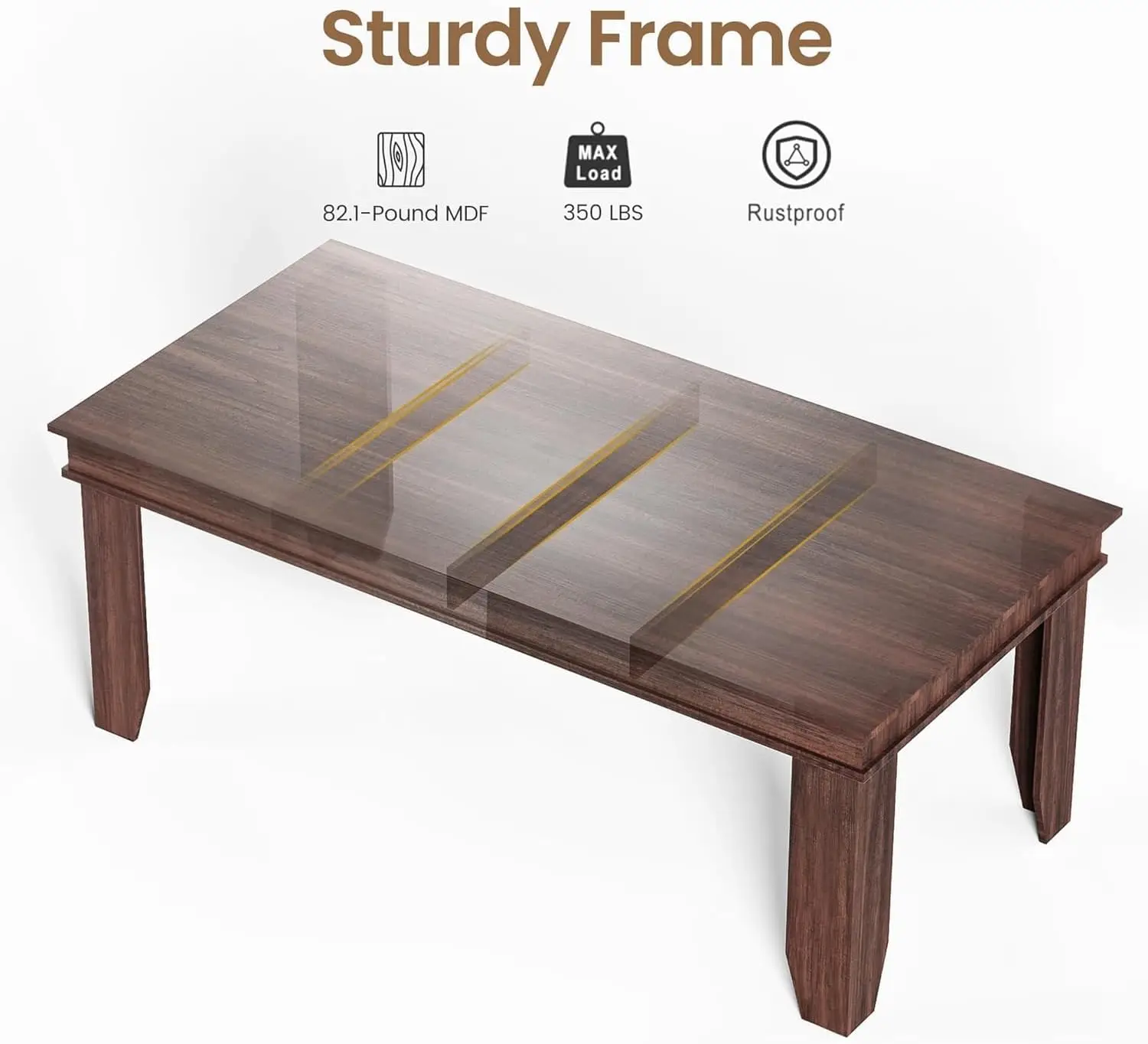 Rectangle Wooden Di…