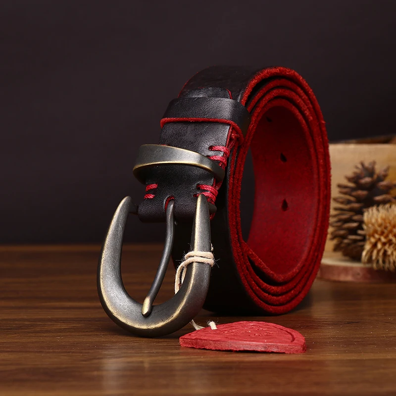 retro-heavyweight-dyed-leather-belt-dual-tone-casual-jeans-style-men's-genuine-leather-fashionable-leisure-copper-buckle-wais
