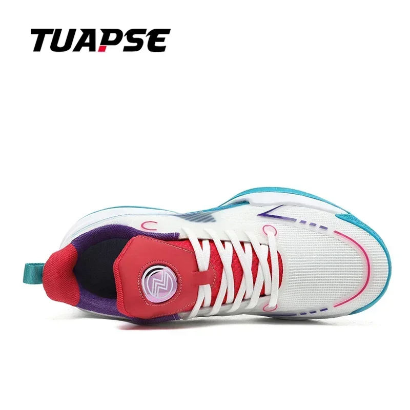 TUAPSE Men Basketball Shoes Summer Ultra-Light Wear-Resistant Rubber Outsole Sports Shoes 2025 Breathable Cushioning Sneakers