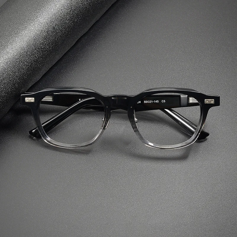 

Wind Red Acetate Luxury Glasse Frame Men Fashion Brand Design Glasses Frame Woman Retro Round Ultralight Frame Z599