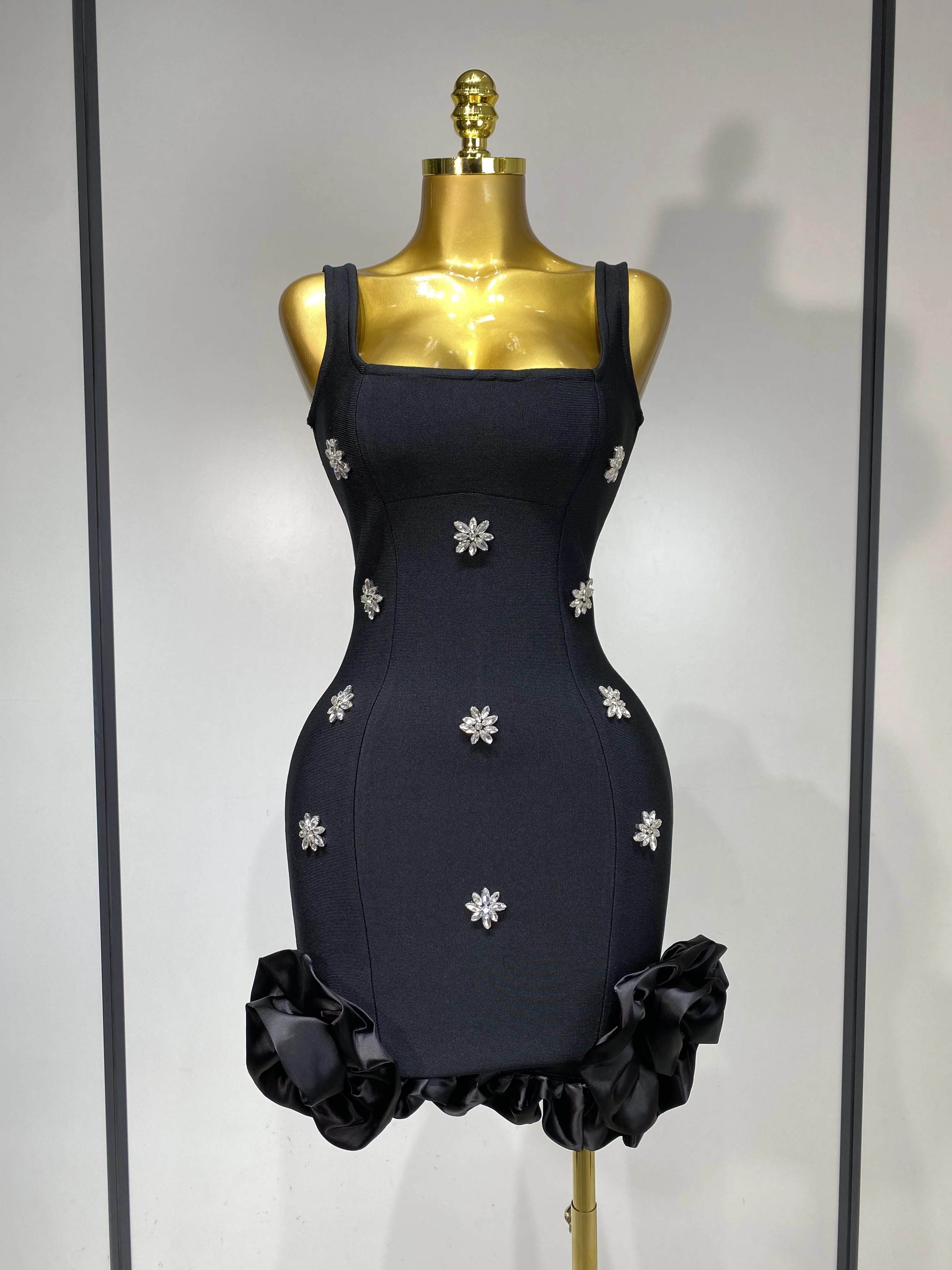 crystal dress bodycon sheath Keep It Simple Bodycon Midi Dress
