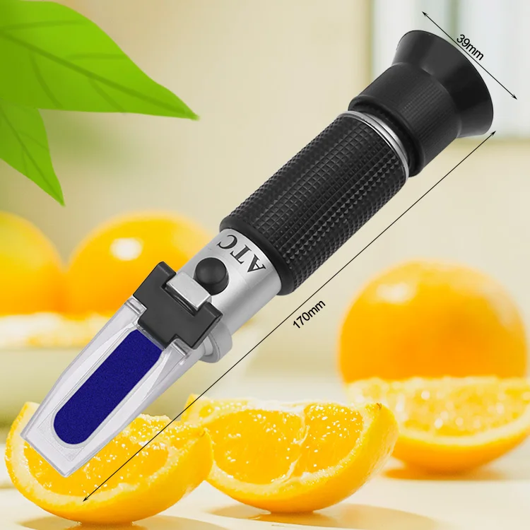 Handheld Refractometer sugar concentration meter densimeter 0-32% Brix Saccharimeter Sugar Tester Fruits Grapes dropshipping