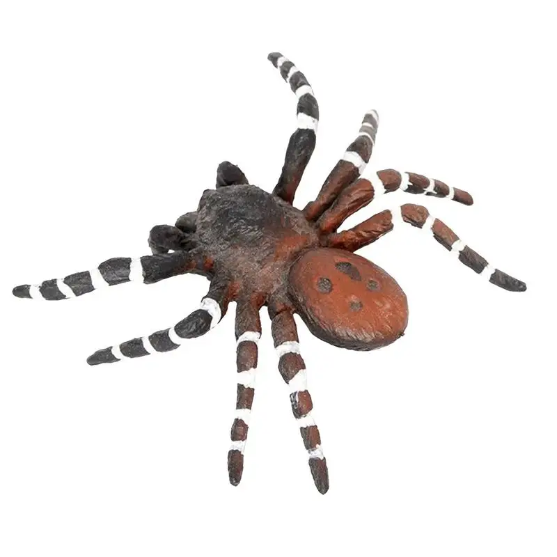 Realistic Spider Toys Artificial Spider Halloween Decorations Mixed Color Scary Spiders For Boys Girls Teens Adults Halloween