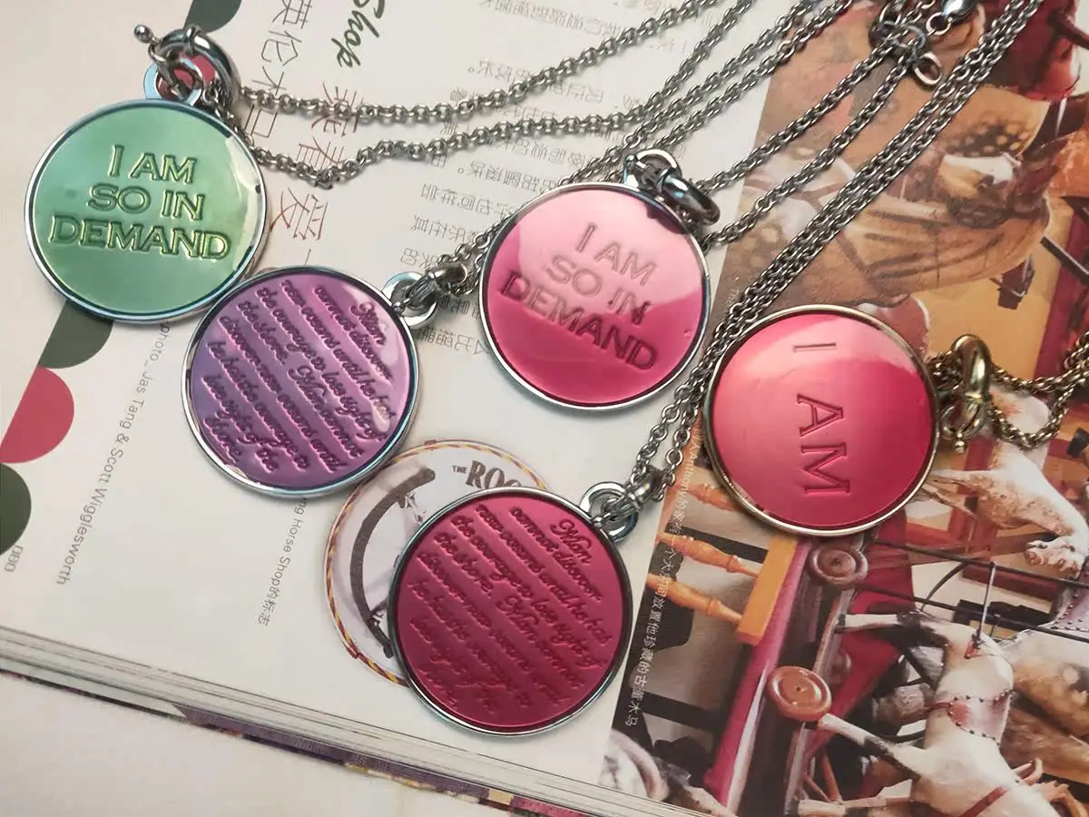 

ХИТ ПРОДАЖ: Колье-подвеска DYRBERG/KERN в западном минималистичном стиле, круглая, В НАЛИЧИИ