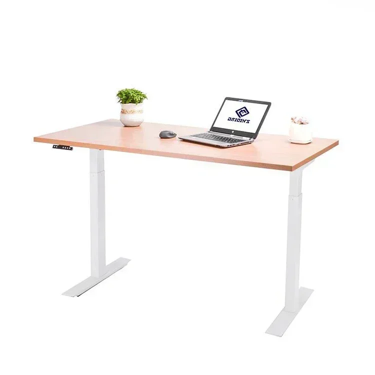 Adjustable Height Office Desk Intelligent Electric Table Lifting Ajudtable Frame Home Computer Uplift Sitting Standing Frame