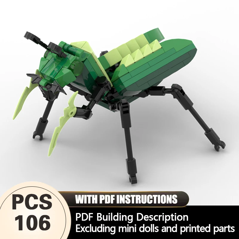 

Creators Animal Series Model MOC Building Bricks Paratenodera Modular Technology Gifts Holiday Assemble Children Toys Suit