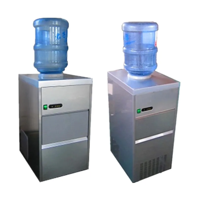 Commercial Bullet Ice Cube Maker with Bottle Water Machine