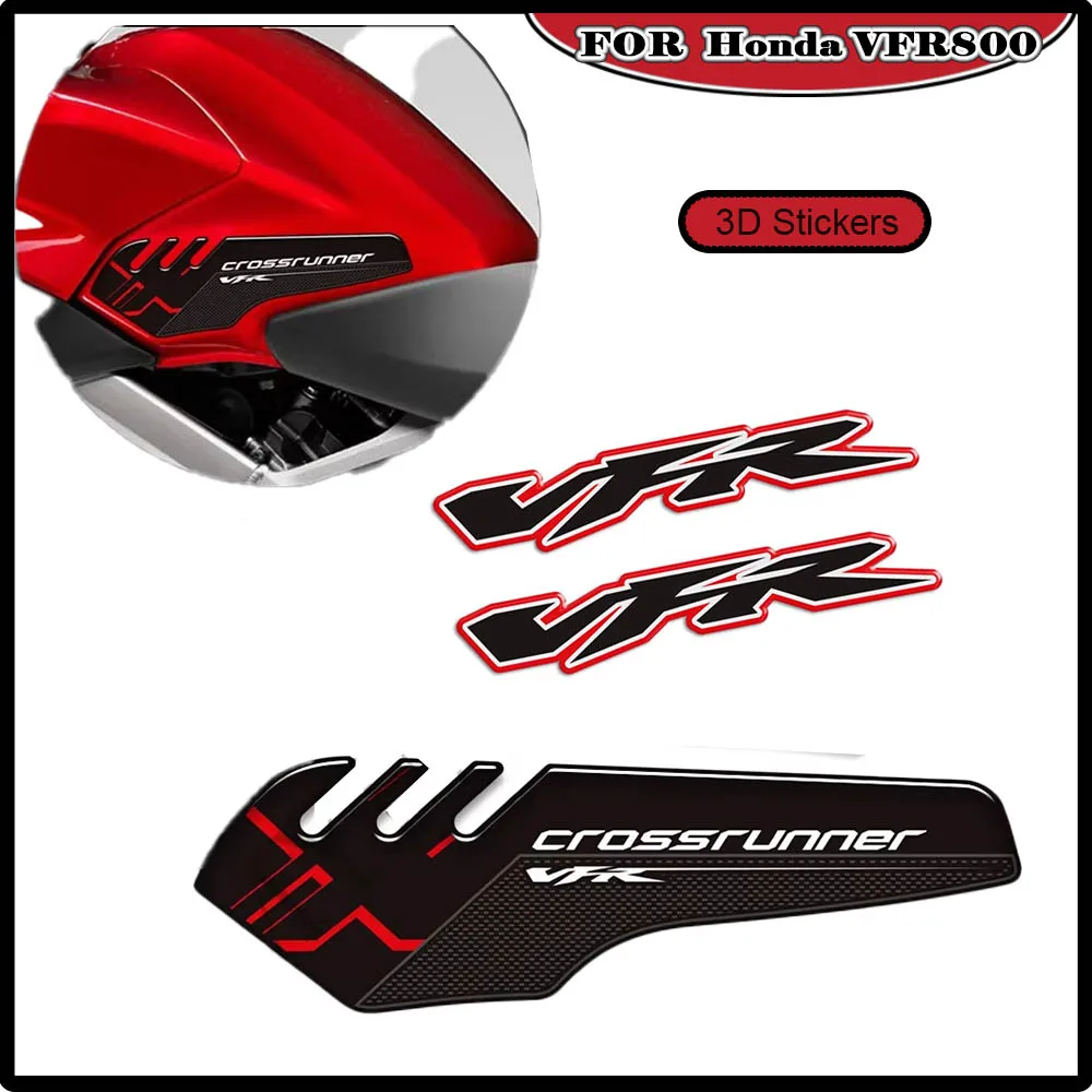 

Для Honda VFR800 VFR800 F X мотоциклетная накладка на бак, ручка для газа, мазута, комплект коленей, багажника, защитные наклейки на лобовое стекло