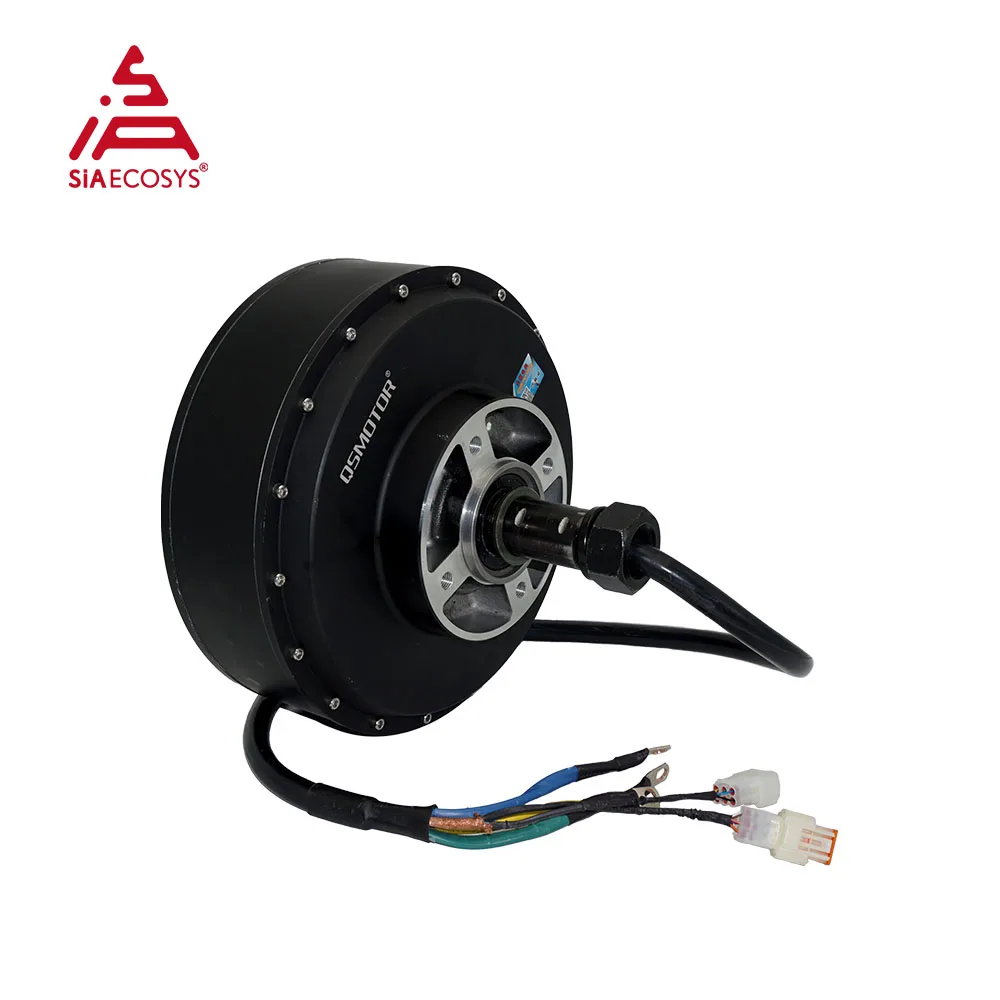QSMOTOR 8000W QS273 V3 Brushless DC Gearless Electric Car In-Wheel Hub Motor 72V 96V 20kW 350N.m Peak Power for Automotive