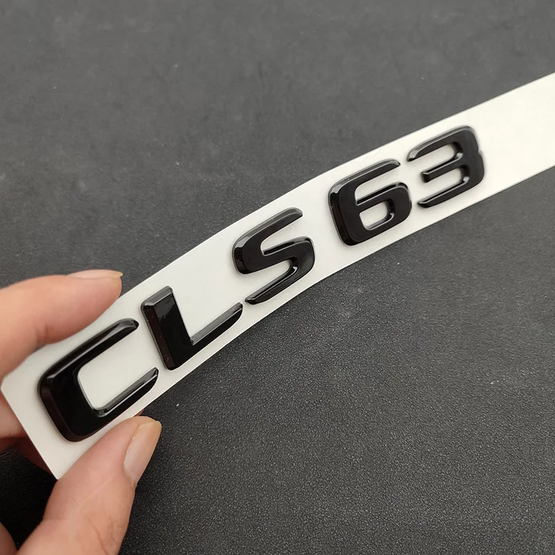 ABS Black Letters Car Trunk Badge CLS 53 63 220 250 260 300 320 350 400 450 500 Emblem Logo For Mercedes W218 W219 Accessories