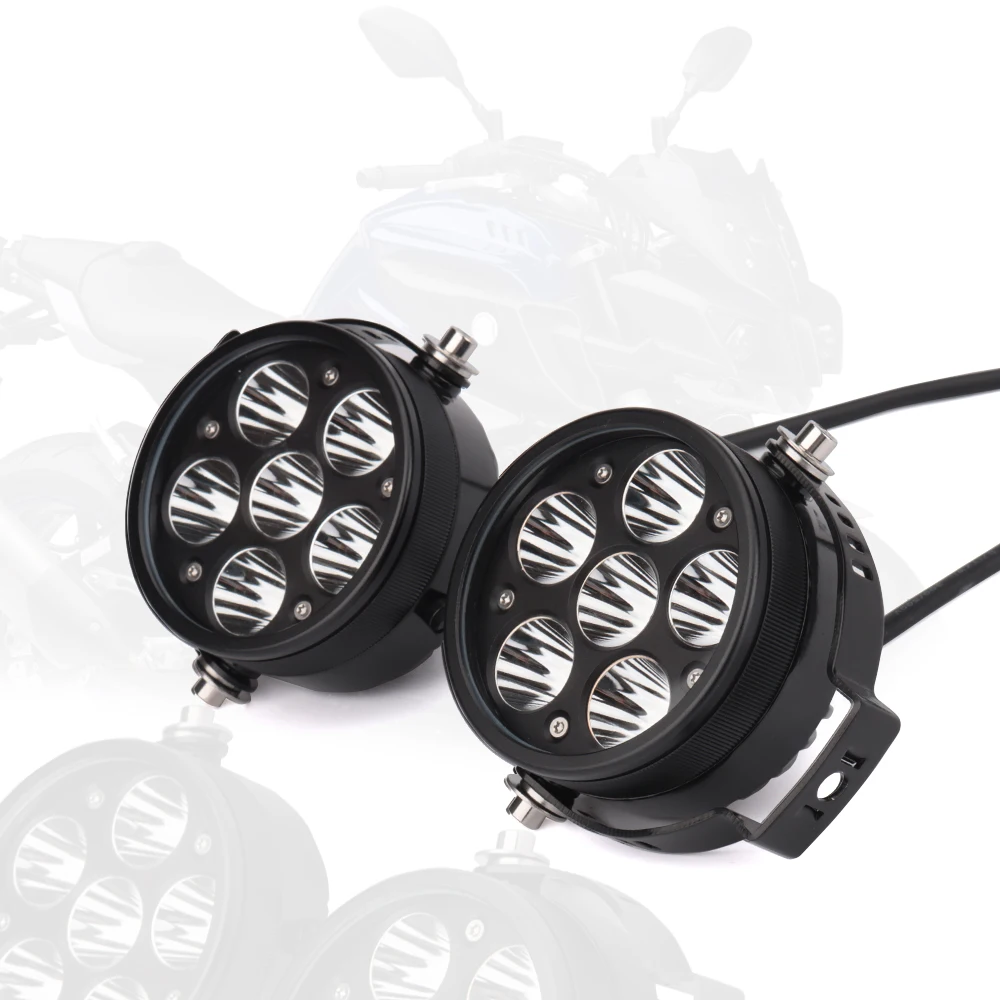 Fit For KAWASAKI VERSYS 650 1000 X300 Motorcycle LED Fog Lights Auxiliary Assembliy MT-07 MT09 TRACER 700 GT 60W/6000LM/6000K