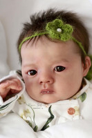 19inch Unfinished Unpainted  Reborn Doll Kit Jule DIY Doll parts with Cloth Body and Eyes