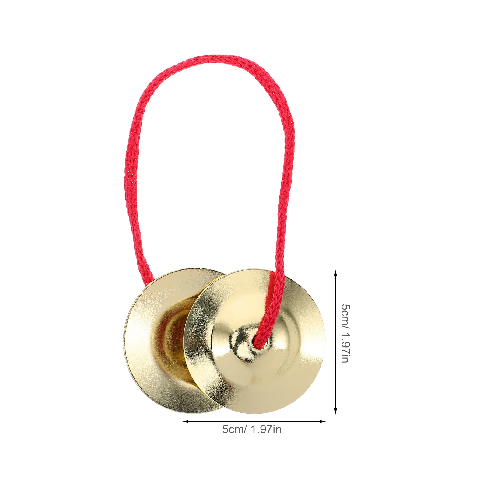 Kleine helle Metallbecken für Kinder, Musikinstrument, pädagogischer Rhythmus, Musikausdruck, Kindergarten, interaktives Spiel, sicher