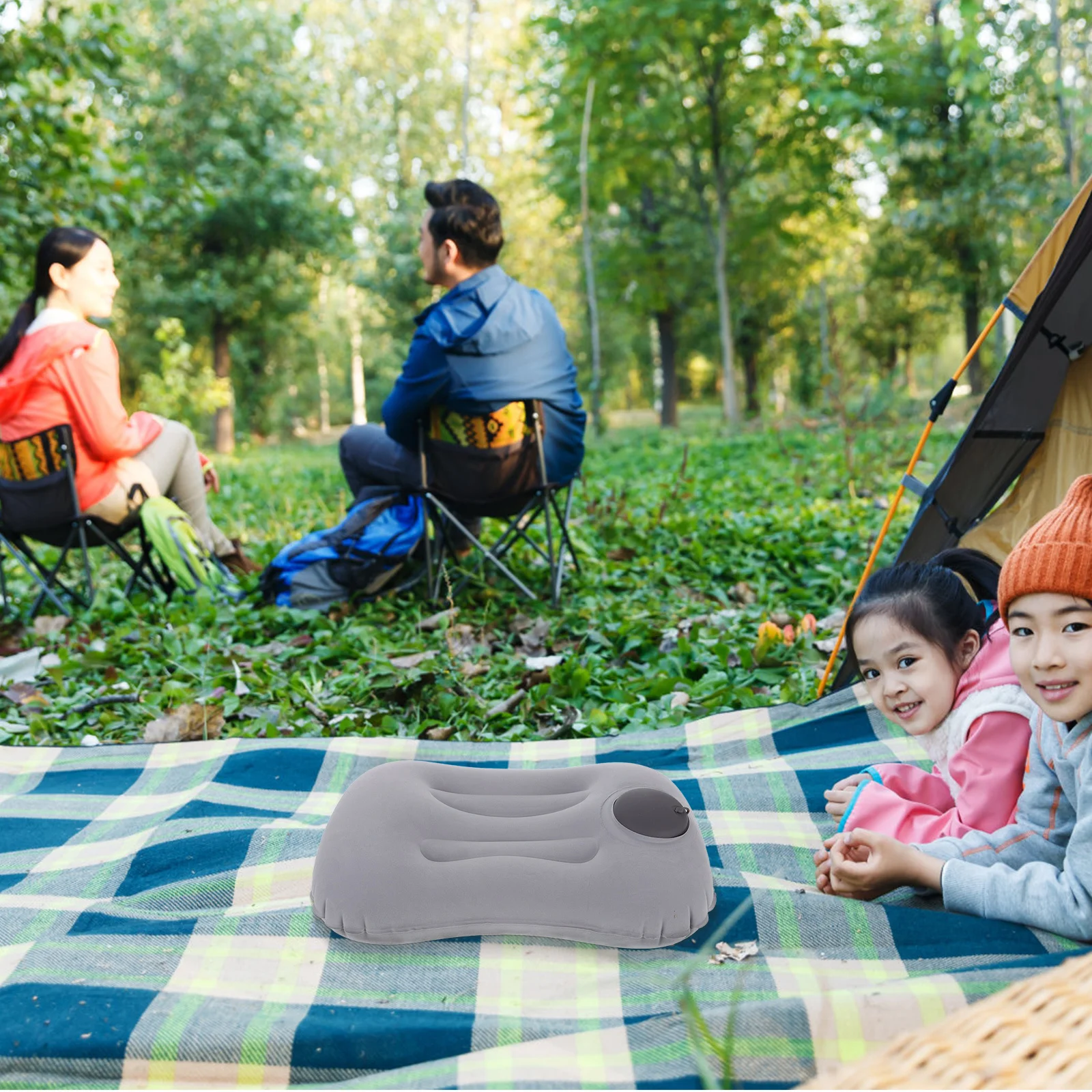 

Versatile Inflatable Travel Pillow Ideal for Airplanes Camping and Beach Outings with Quick Setup Inflatable Pillow Beach