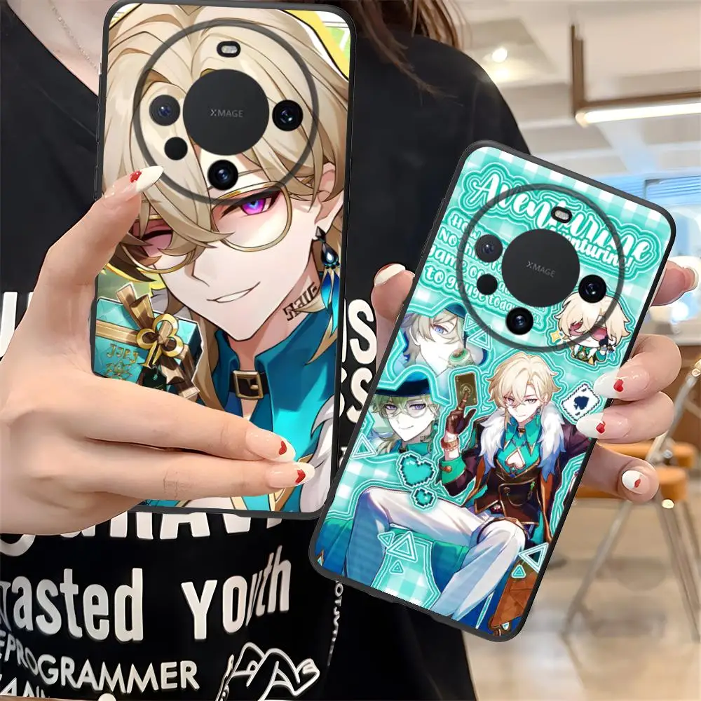 Honkai Star Rail Aventurine coque de téléphone pour Huawei Mate 60 50 40 30 20 10 Pro Plus Lite E 5G couleur impression couverture couverture de luxe