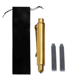 Multifunctional Brass Tactical Pen Write Portable Outdoor Broken Window Self Protection Tools EDC Gift