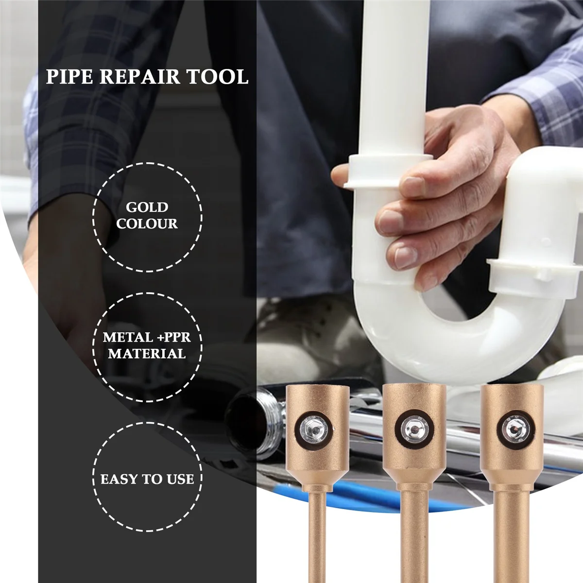 Y37A 7/11/14mm Sanitair Reparatie Tools Plastic PPR Reparatie Sterven Heads Lasser Tool Accessoires Lassen Plastic buizen PPR Pijp Reparatie