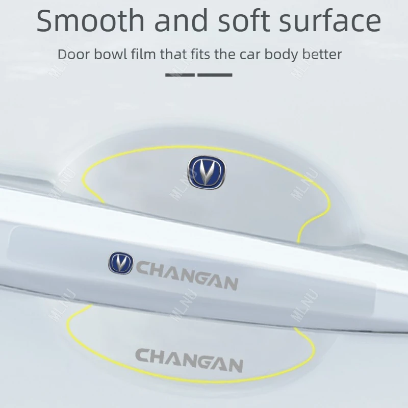 مقبض الباب لملحقات CHANGAN CS35/CS55/CS75 PLUS 2026/2025 ملصق مضاد للخدش مادة البولي يوريثان مقاوم للماء 2022-2024 #2