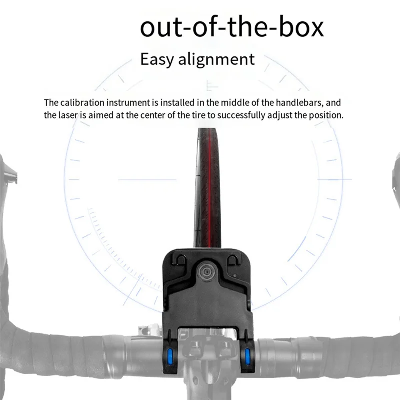 

B06C-2PCS Велосипедный лазерный калибратор Устройство для калибровки седла USB-контроль Центральный регулятор седла Индикатор выравнивания