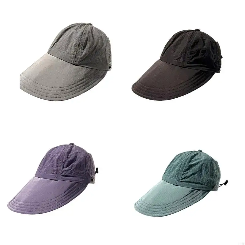 

B95F Quick Dry Sun Hat For Women Foldable Outdoor Sports Travel Gear