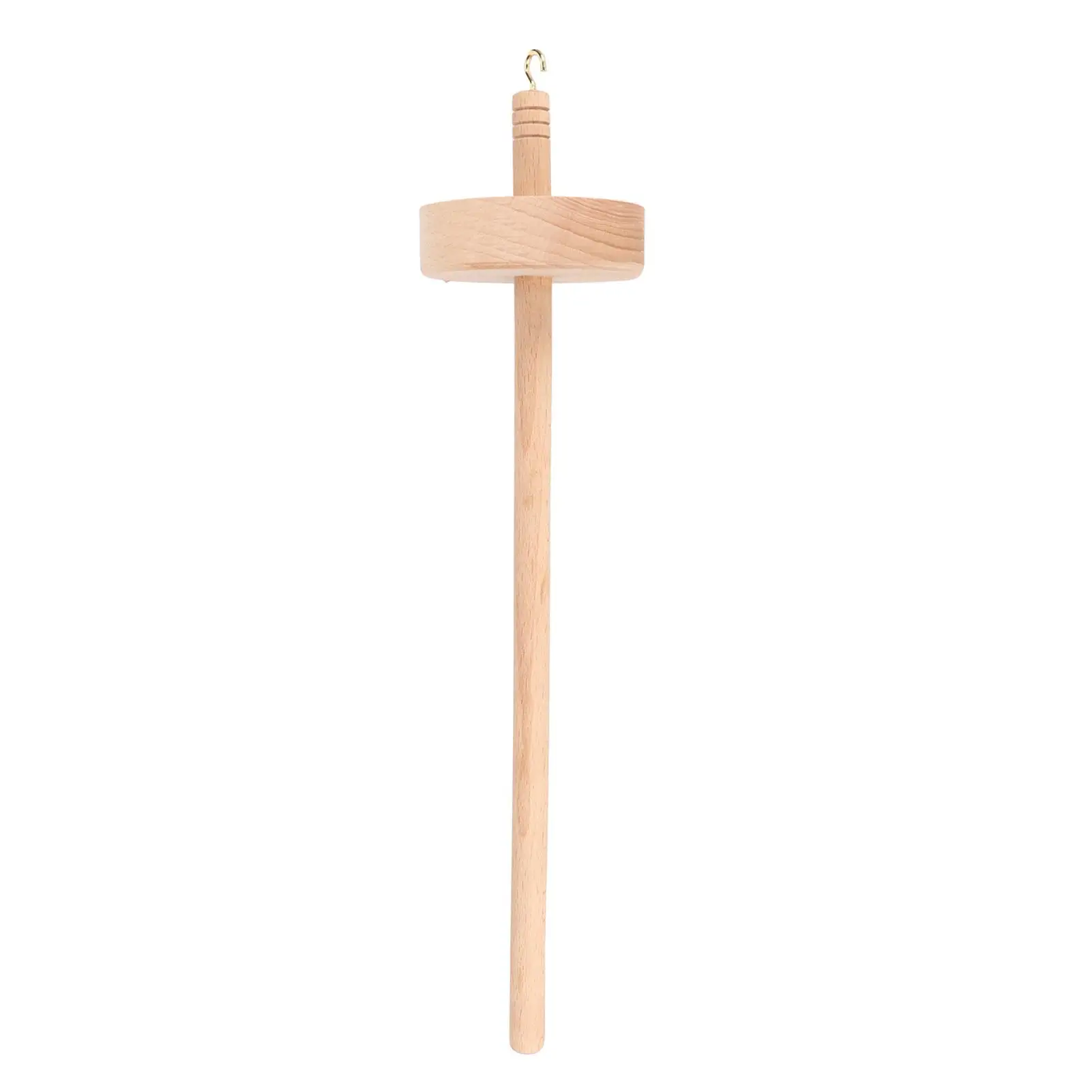 Portable Beech Wood Drop Spindle for Yarn Making - Durable, Wear and Fade Resistant DIY Tool with Comfortable Grip