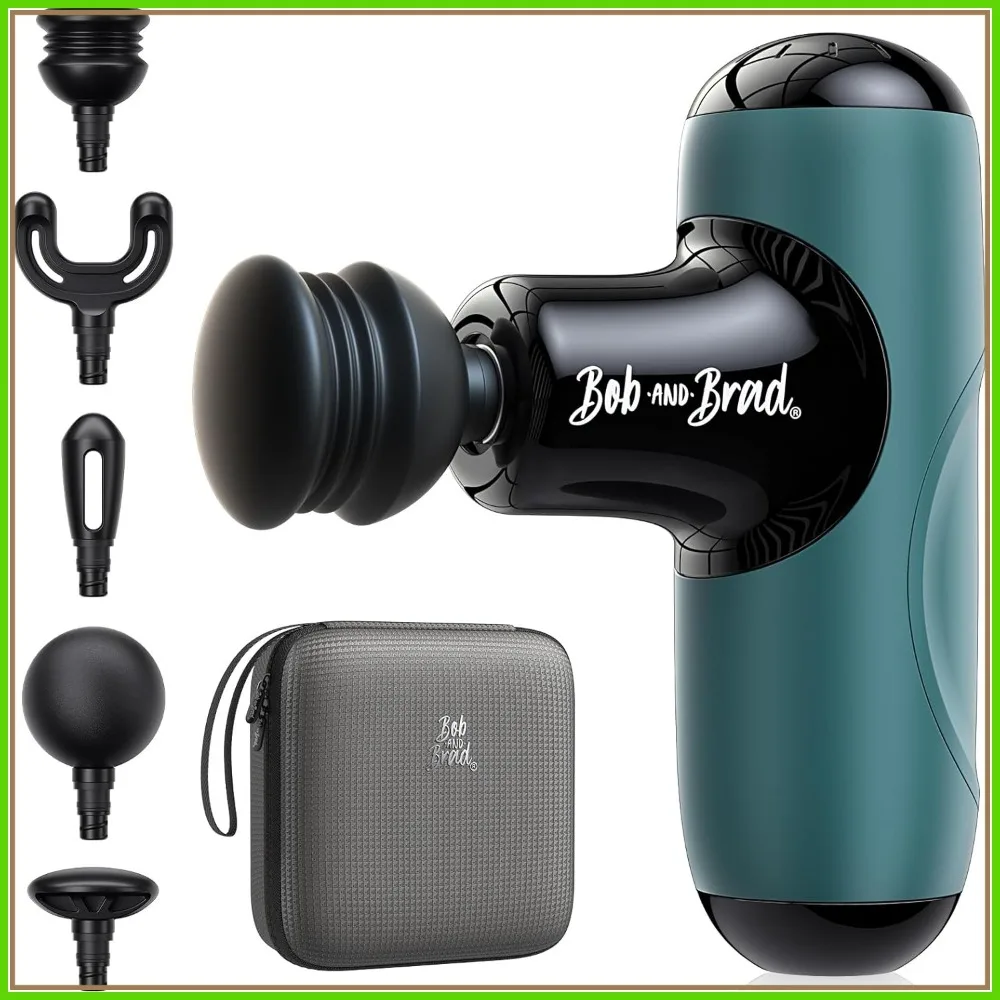 

Mini Deep Tissue Massage Gun, Pocket-Sized Portable Percussion Muscle Massager, Ultra Small & Quiet with Carry Case