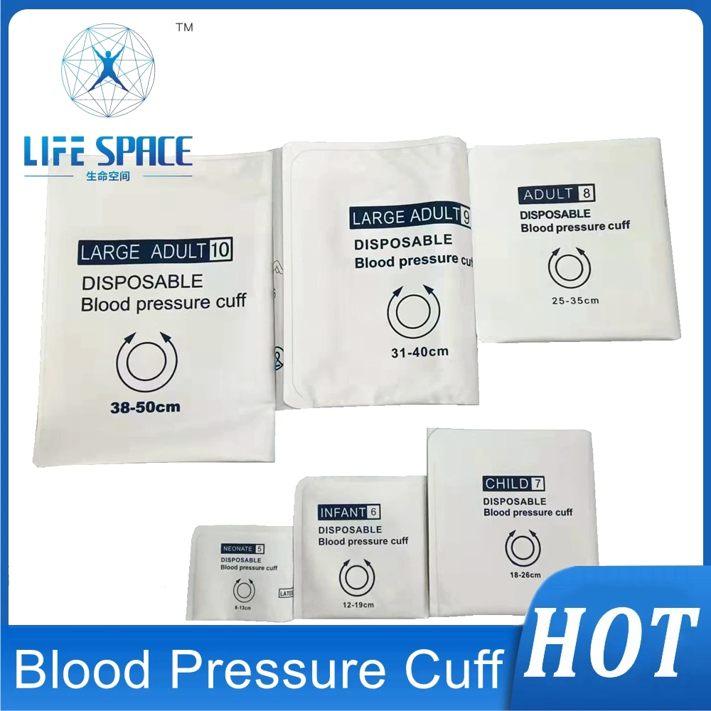 NIBP Blood pressure cuff with double tube for patient monitor machine W/O bladder Non-woven for mindray*s COMEN with connector