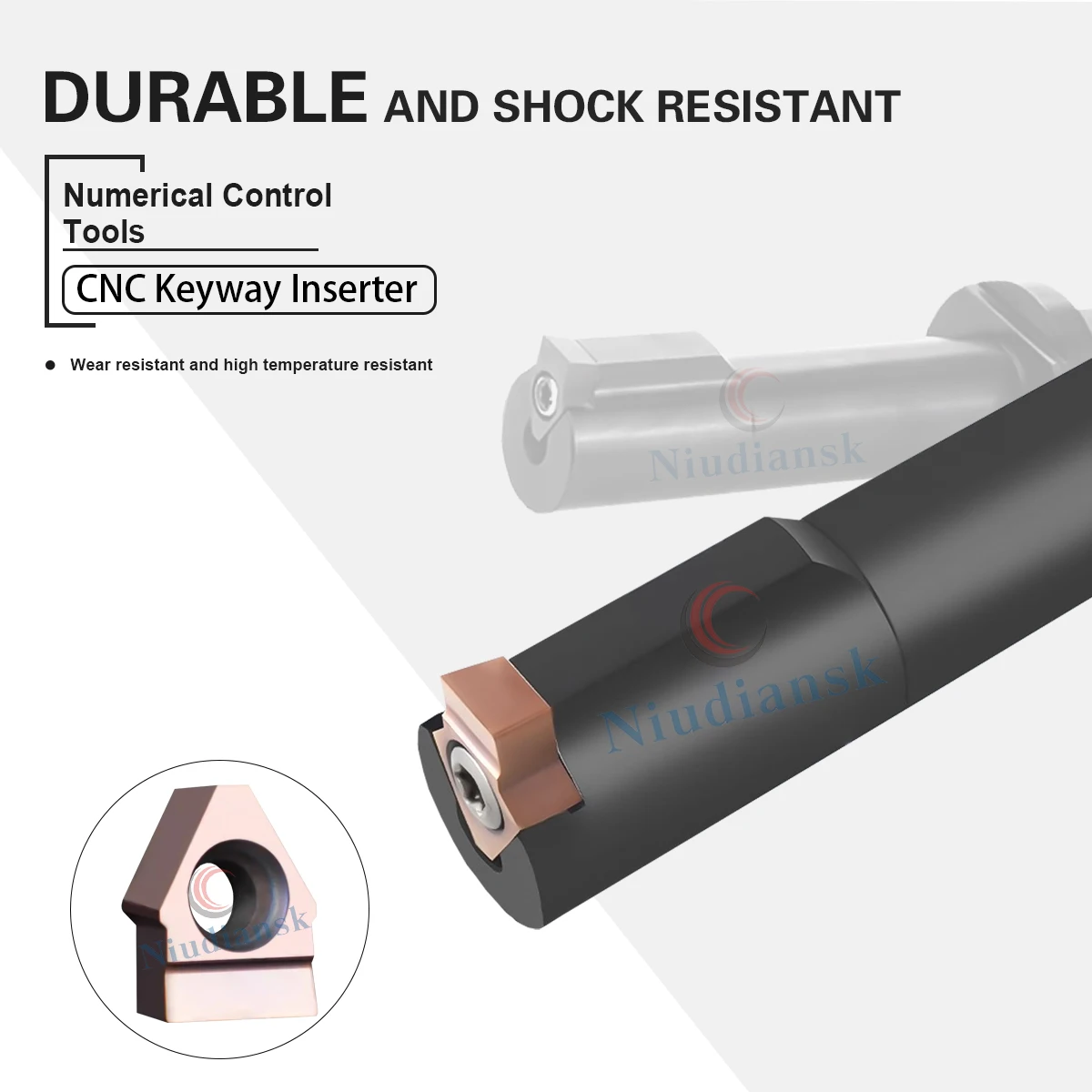 

Токарный станок с ЧПУ серии DA, обрабатывающий центр, инструмент для протяжки, держатель для долбежного инструмента для шпоночного паза DW 2-14, вставки для позиционирования канавок для шпоночного паза