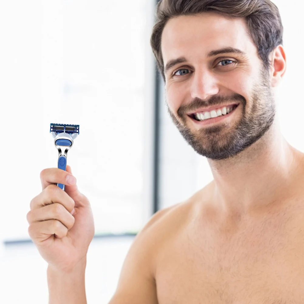 Cuchillas de afeitar de repuesto para hombre, repuesto de cuchillas de afeitar para Gillette Fusion Proglide, 4/20 piezas