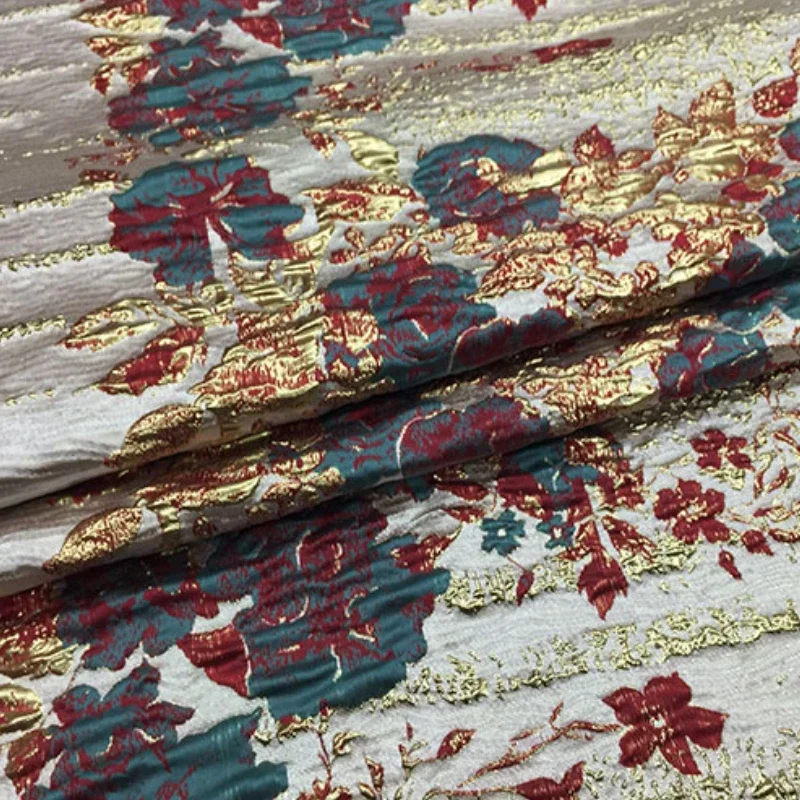 

Парчовая жаккардовая ткань, европейско-американское платье, ветровка, костюм, дизайнерская ткань, модное шитье, оптовая продажа, материал на метр