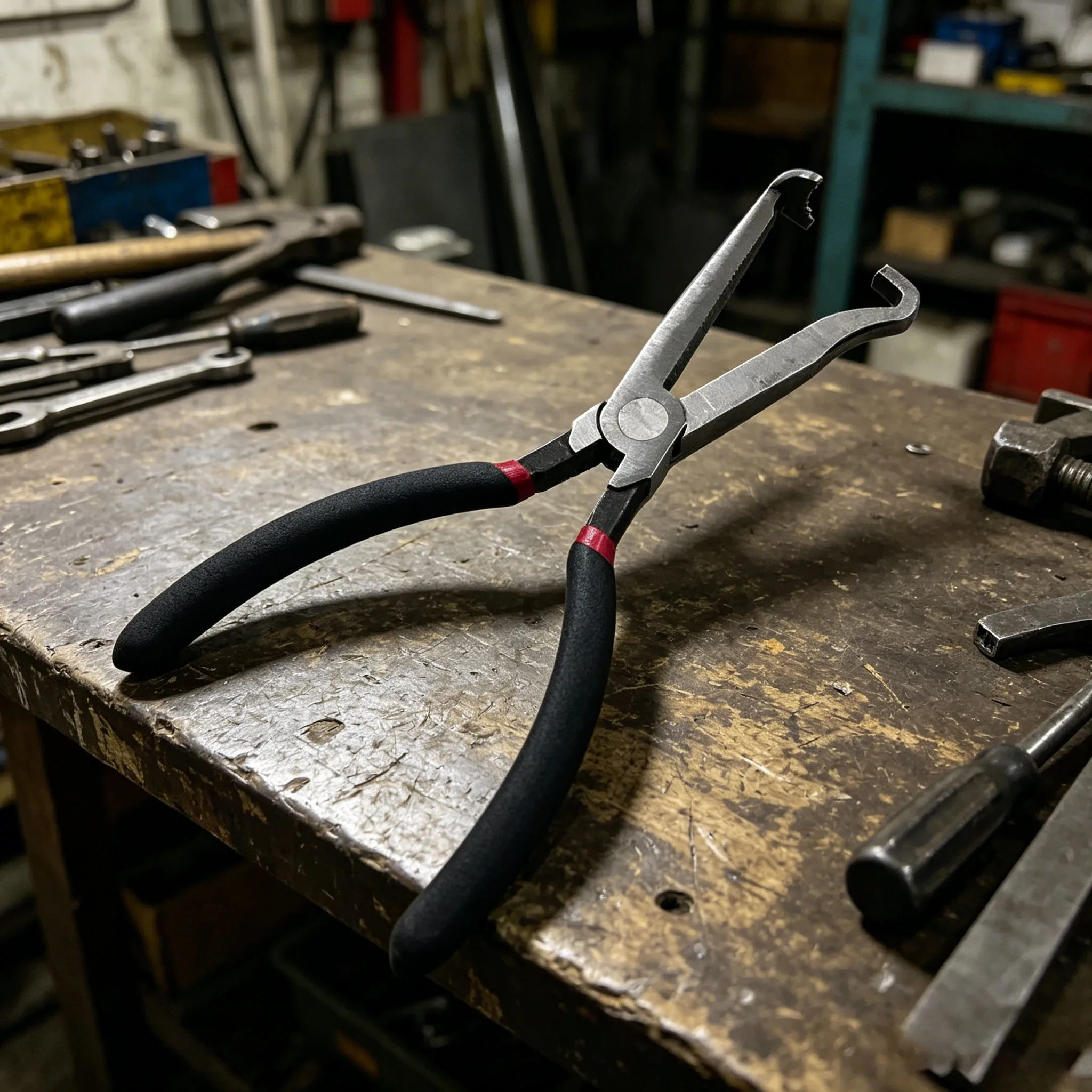 

Carbon Steel Automotive Fuel Line Electrical Disconnect Pliers, Spark Plug Removal Plier for Car