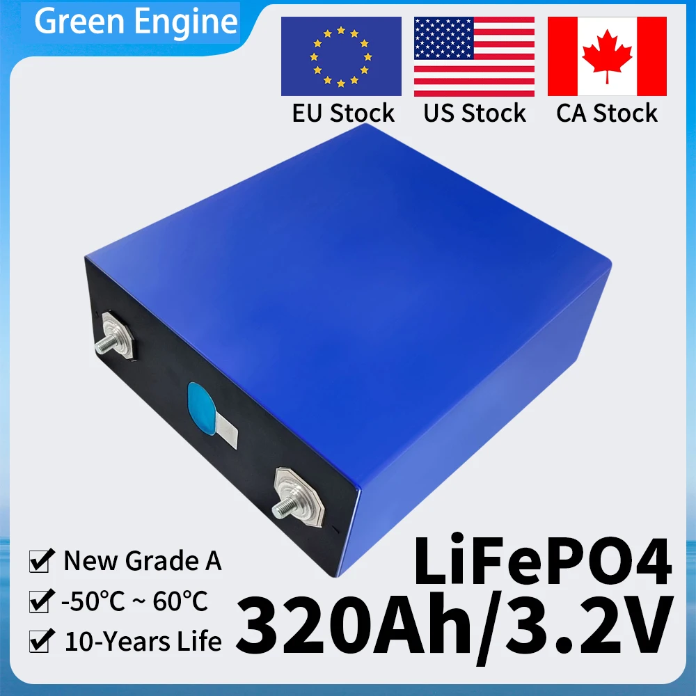 

Новый! LiFePO4 аккумулятор класса A, 320 Ач, 11000 циклов, 3,2 В, литий-железо-фосфатный элемент, сделай сам, 12 В, 24 В, 48 В, фургоны для автофургонов, тележка для гольфа