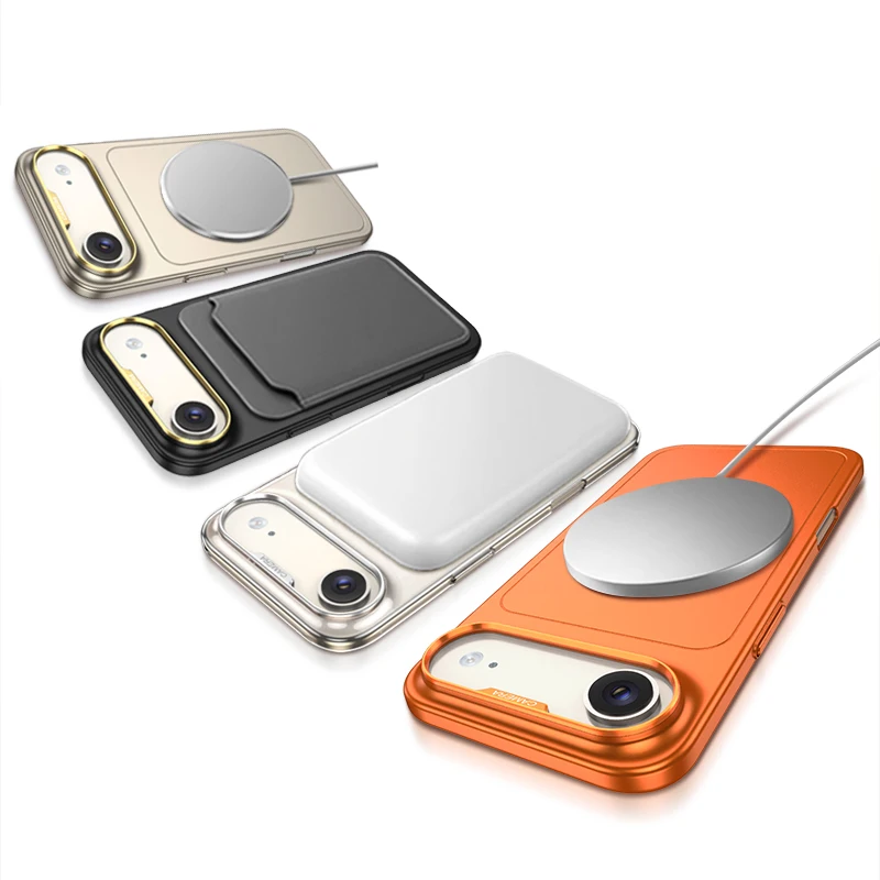 Original Case For IPhone Air Magnetic Wireless Charge Ultra-thin 0.7mm Thickness Matte Soft Cover For IPhone 17 Pro Max Case view 4