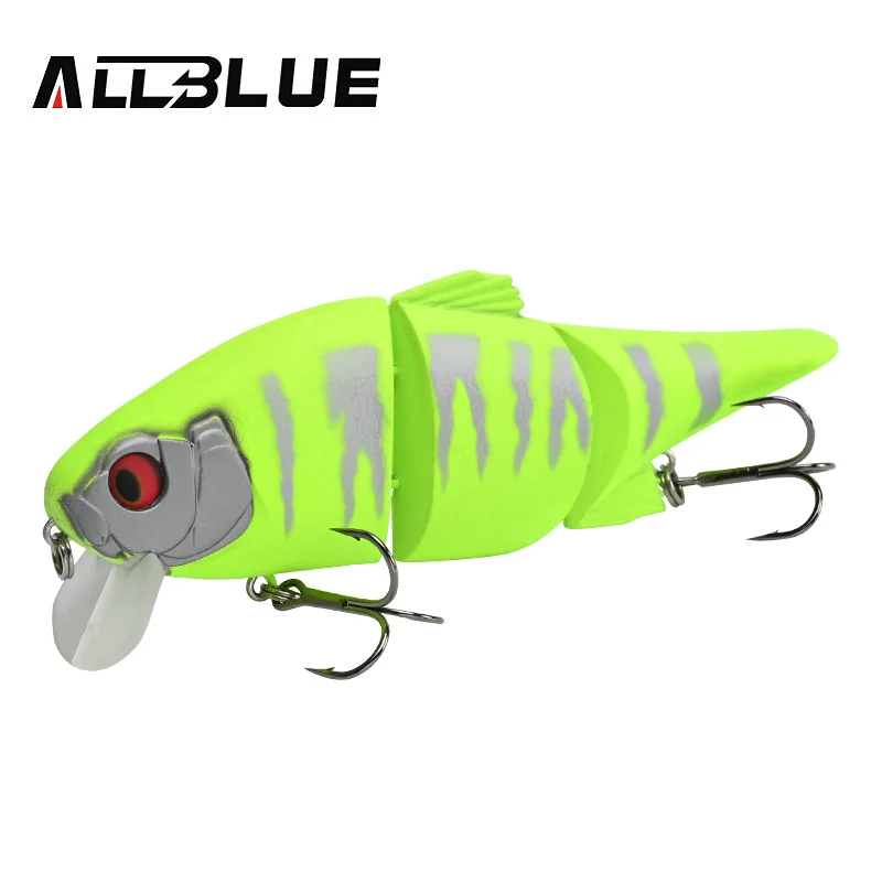 ALLBLUE Joint Fishing Lure 115MM 28.5G Floating Swimbait Lipless Crankbaits Wobbler Minnow Artificial Hard Bait Bass Pike Tackle