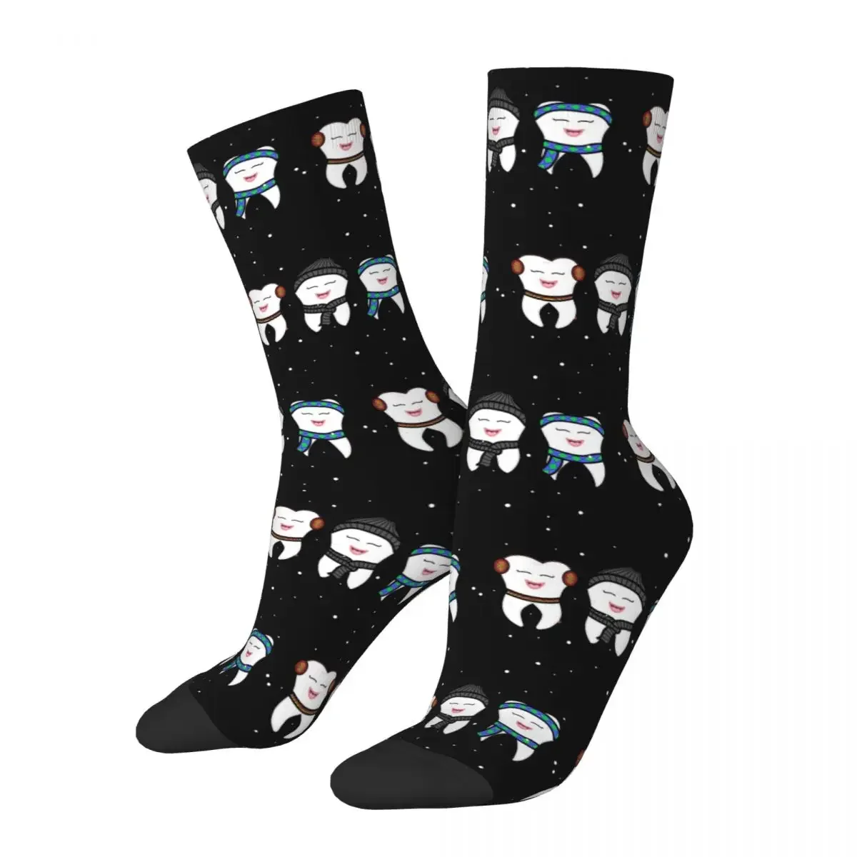 

Dental Buddies Socks Harajuku Sweat Absorbing Stockings All Season Long Socks Accessories for Unisex Gifts