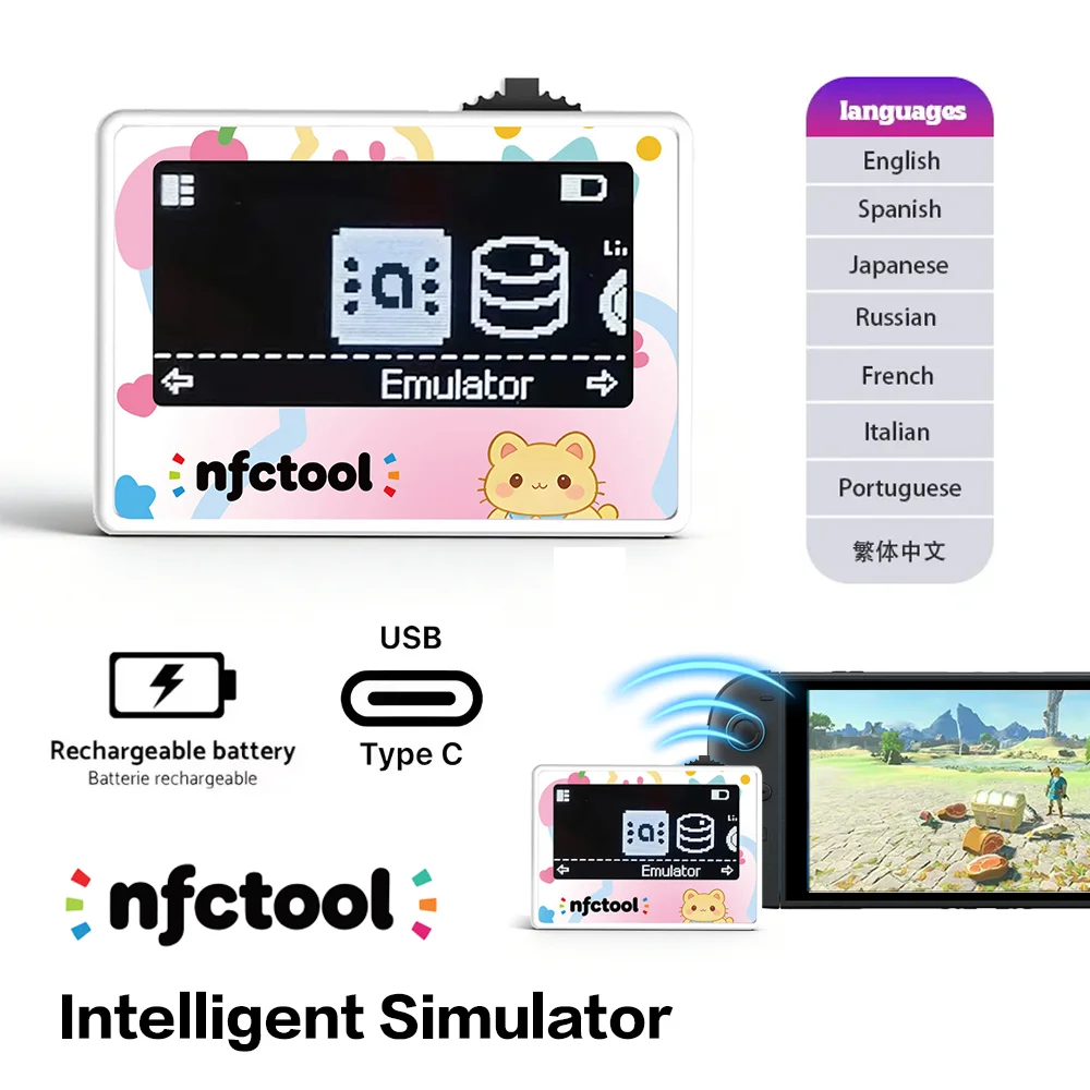 Infinite Swipe Smart NFC Pixl Card Simulator Support Inducti