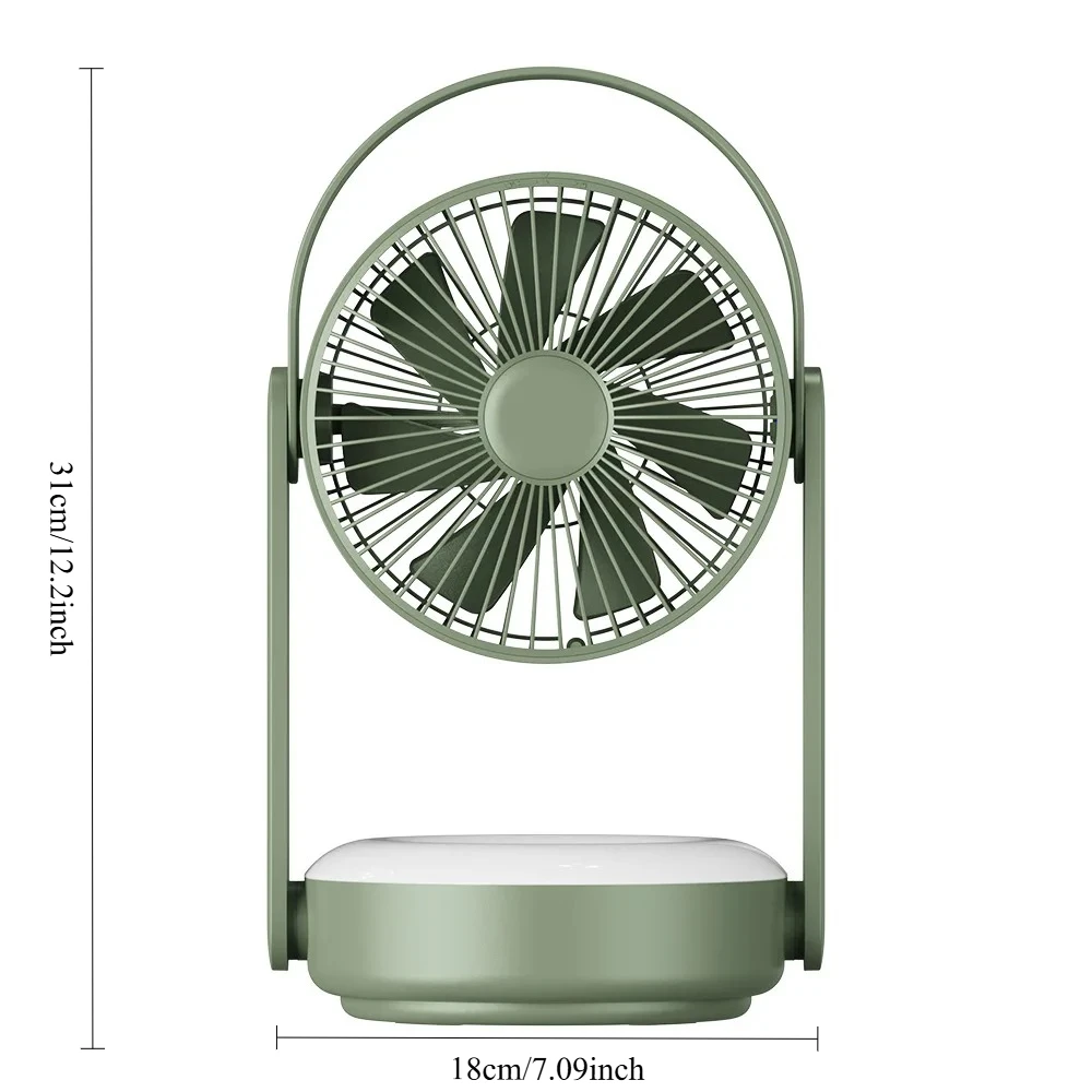 

Портативный вентилятор для кемпинга, 10000 мАч, перезаряжаемый через USB светодиодный светильник с дистанционным управлением, настенный настольный вентилятор для домашнего офиса