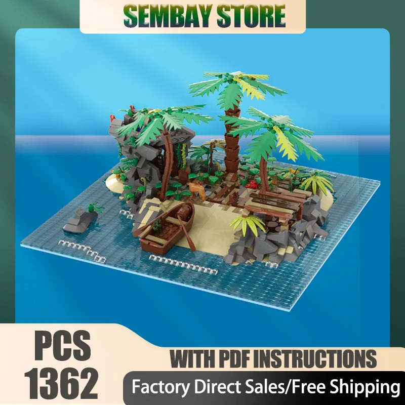 وحدات بناء المدينة نموذج Moc بناء الطوب وحدات جزيرة تخزين نقطة التكنولوجيا كتلة عيد الميلاد لتقوم بها بنفسك لعبة هدية البناء #1