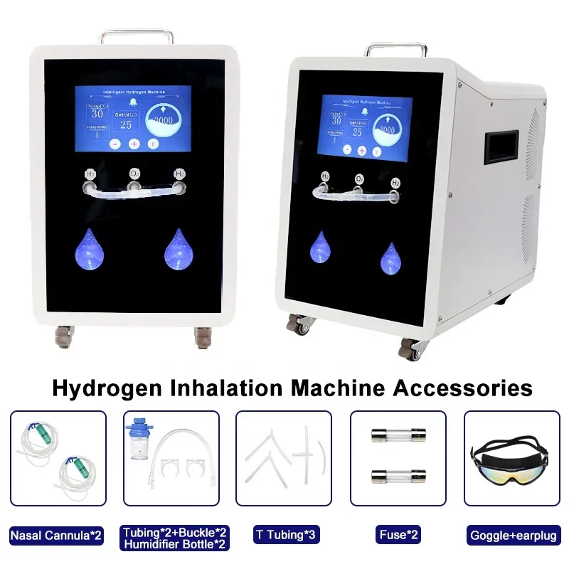 Home H2 Hydrogen Generator Generador De Hidrogeno Hydrogen oxyge Machine 3000ml Hho Hydrogen Inhalation Machine