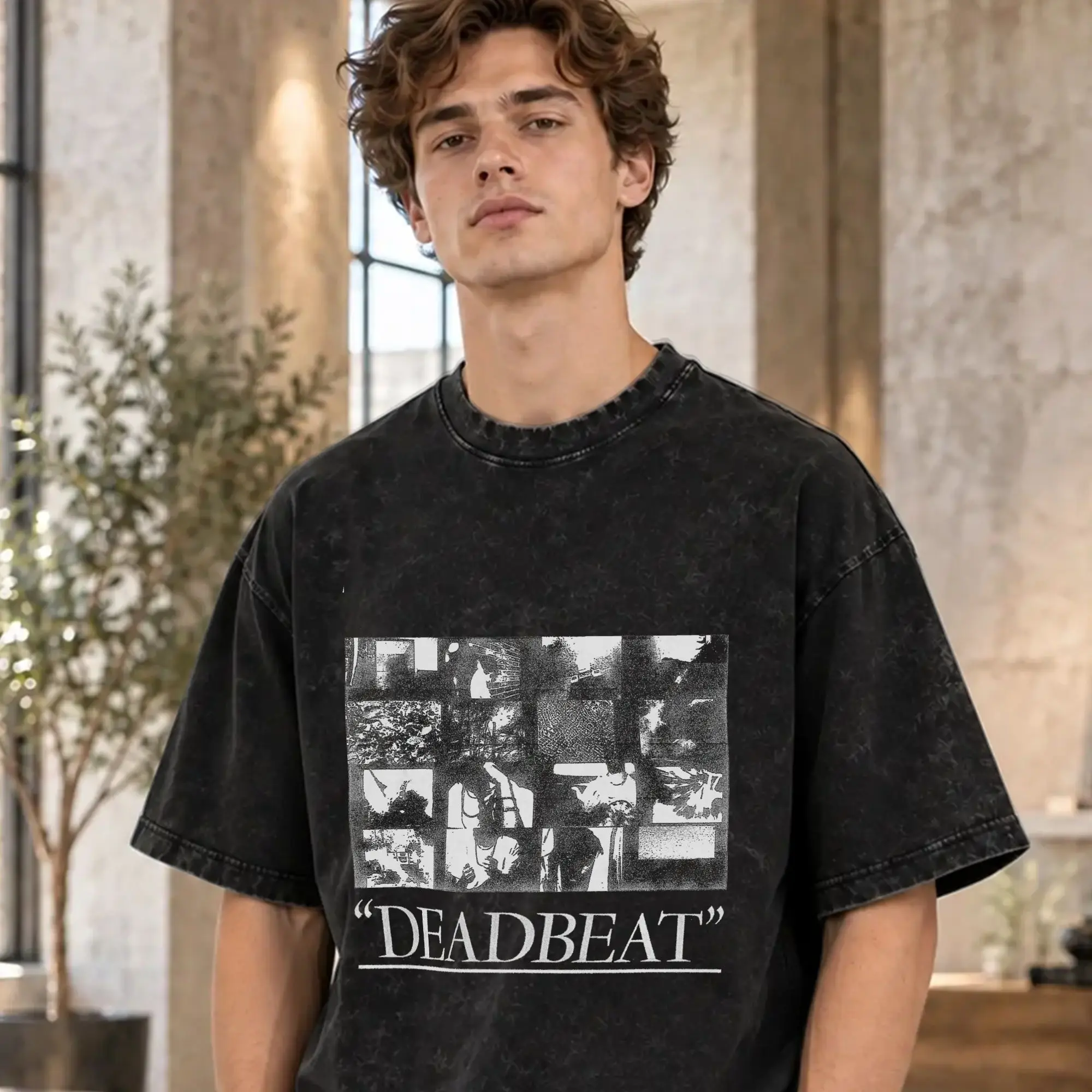 Tame Impalas Washed T-Shirt Couple  Streetwear Casual T Shirts Summer O-Neck Trending Tee Shirt Custom DIY Oversized Tops