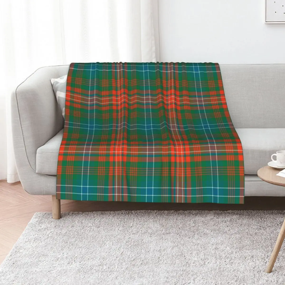 Wilson Ancient Tartan Throw Blanket Baby Bed covers For Sofa Thin Blankets For Bed Hair Sleeping Bag Blankets