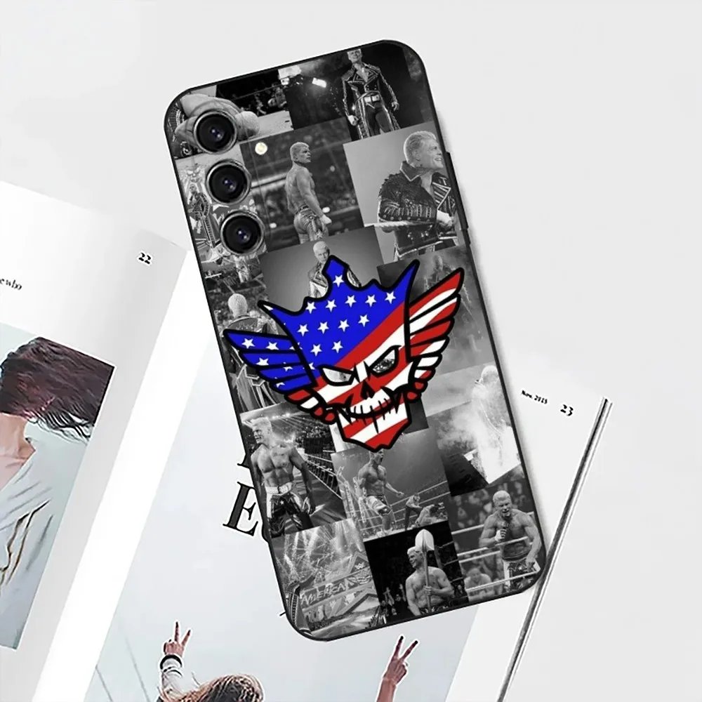 Cody R-Rhodes American N-Nightmare  Phone Case For Samsung S24,21,22,23,30,Ultra,S20,Plus,Fe,Lite,Note,10,9,5G Black Soft Cover