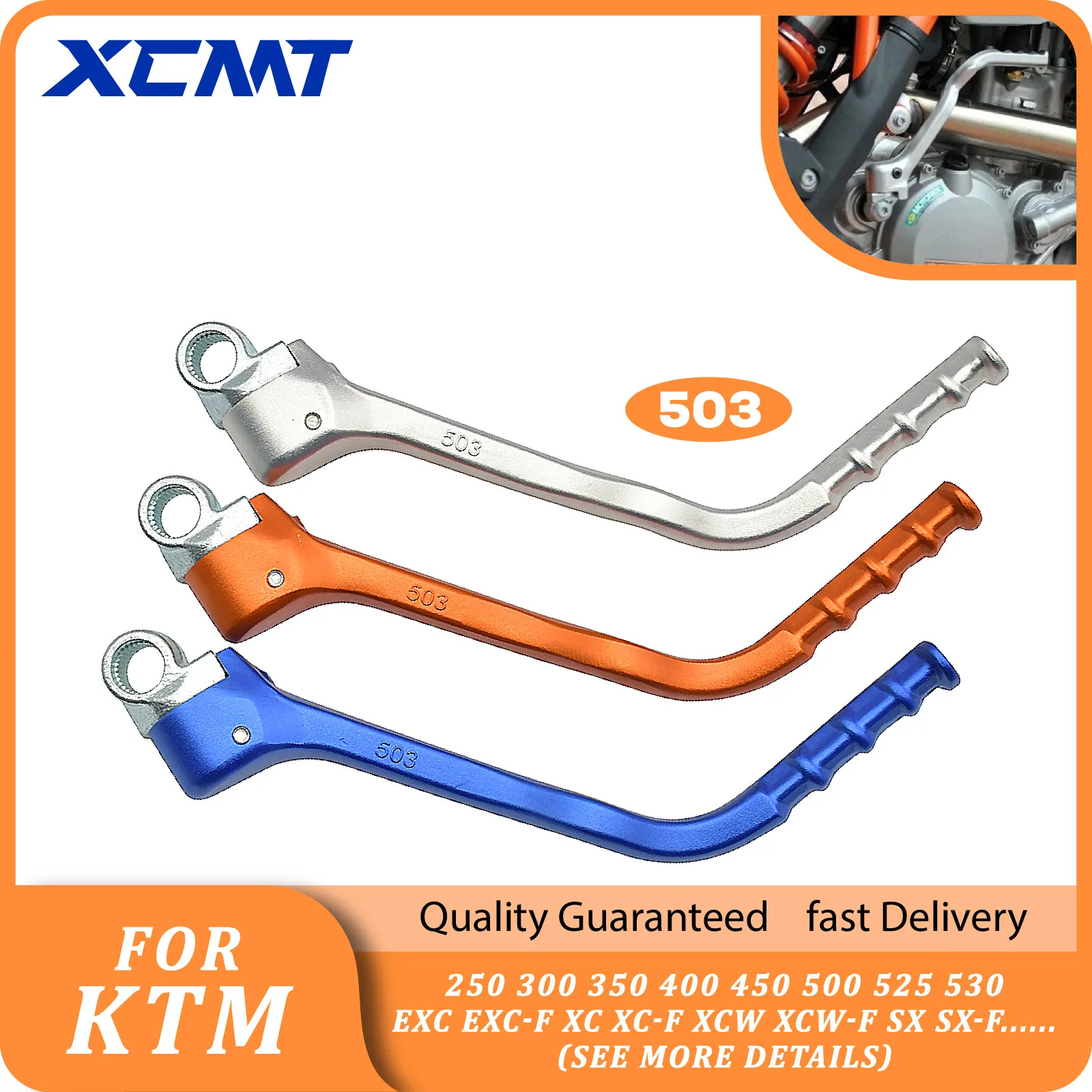 Motocross Kick Start Starter Hendel Pedaal Voor KTM 250 300 350 400 450 500 525 530 EXC EXC-F XC XC-F XCW XCW-F SX SX-F 1998-2019